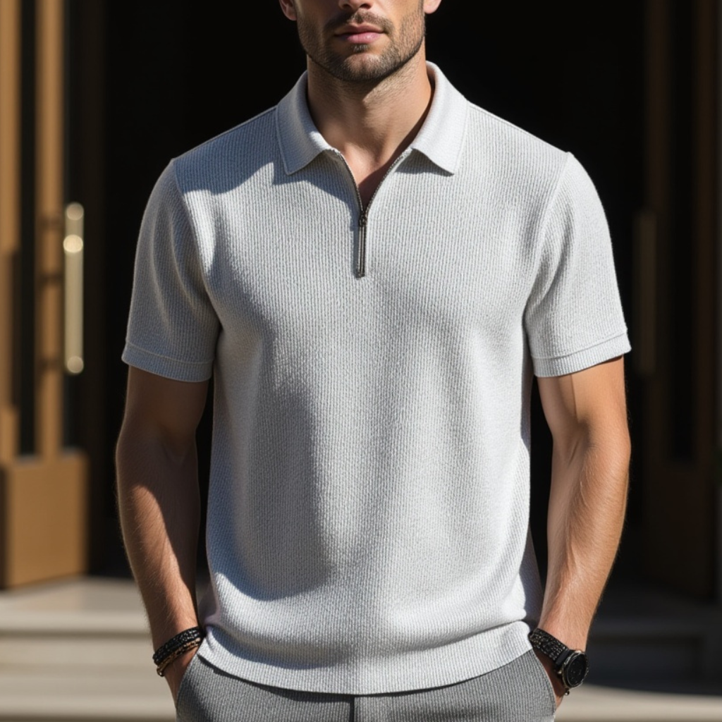 Luca Swiss Knit Polo