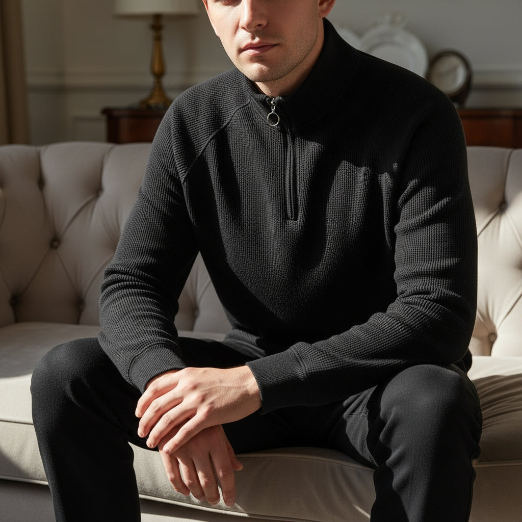 Stellan Waffle Sweater