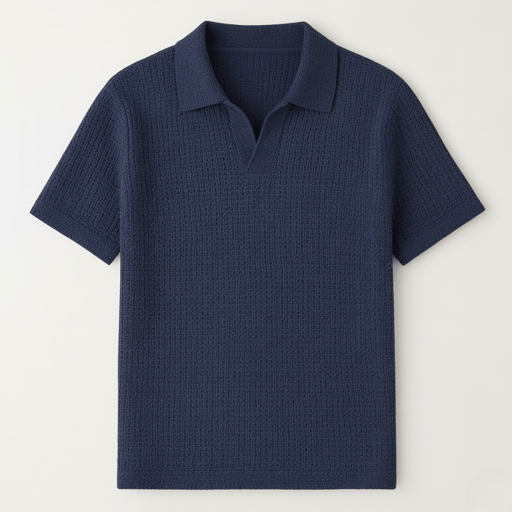 Aspen Basket Knit Polo