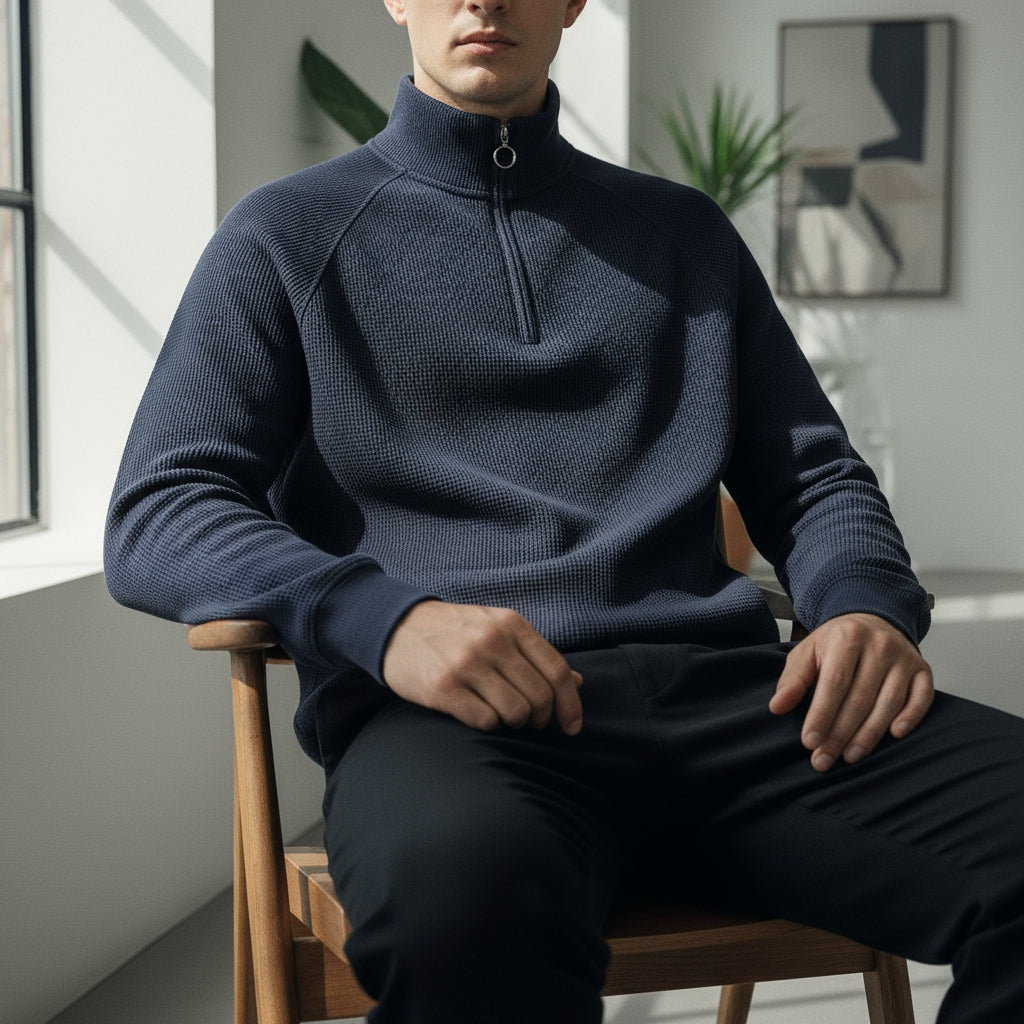 Stellan Waffle Sweater