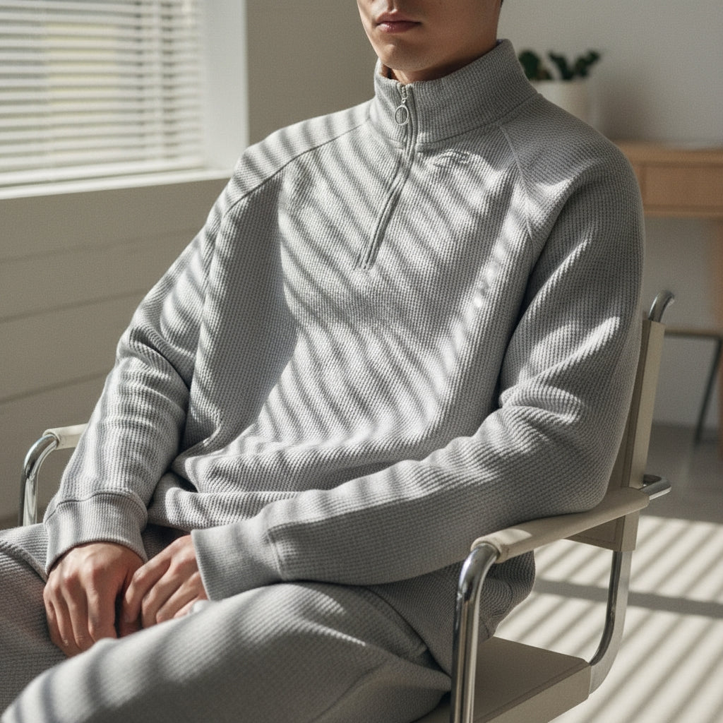 Stellan Waffle Sweater